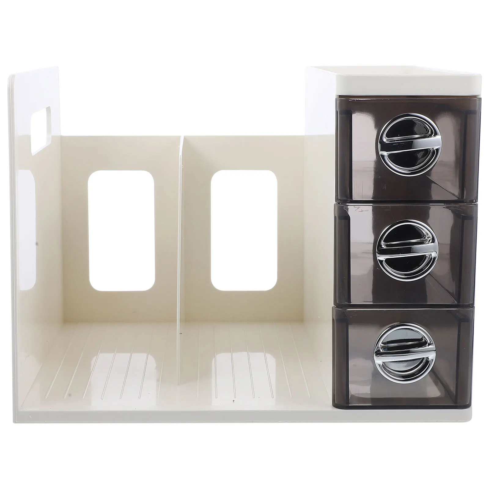 منظم مكتب مع أدراج، صندوق تخزين مجلد الملفات، حامل منظم صغير، حامل مستندات، حامل تخزين المكتب، أدراج صغيرة