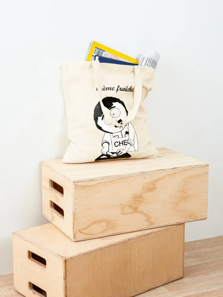 كريم فريشي ساوث بارك حمل حقيبة المتسوق حقيبة المرأة لطيف كيس مزموم مخصص قماش حمل قماش