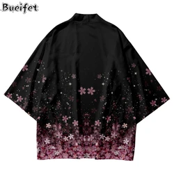 Harajuku Haori Top Japanese Kimono Cardigan Men Samurai Yukata Summer Asian Streetwear Kimono Robe Haori Kimonos Cosplay Shirt