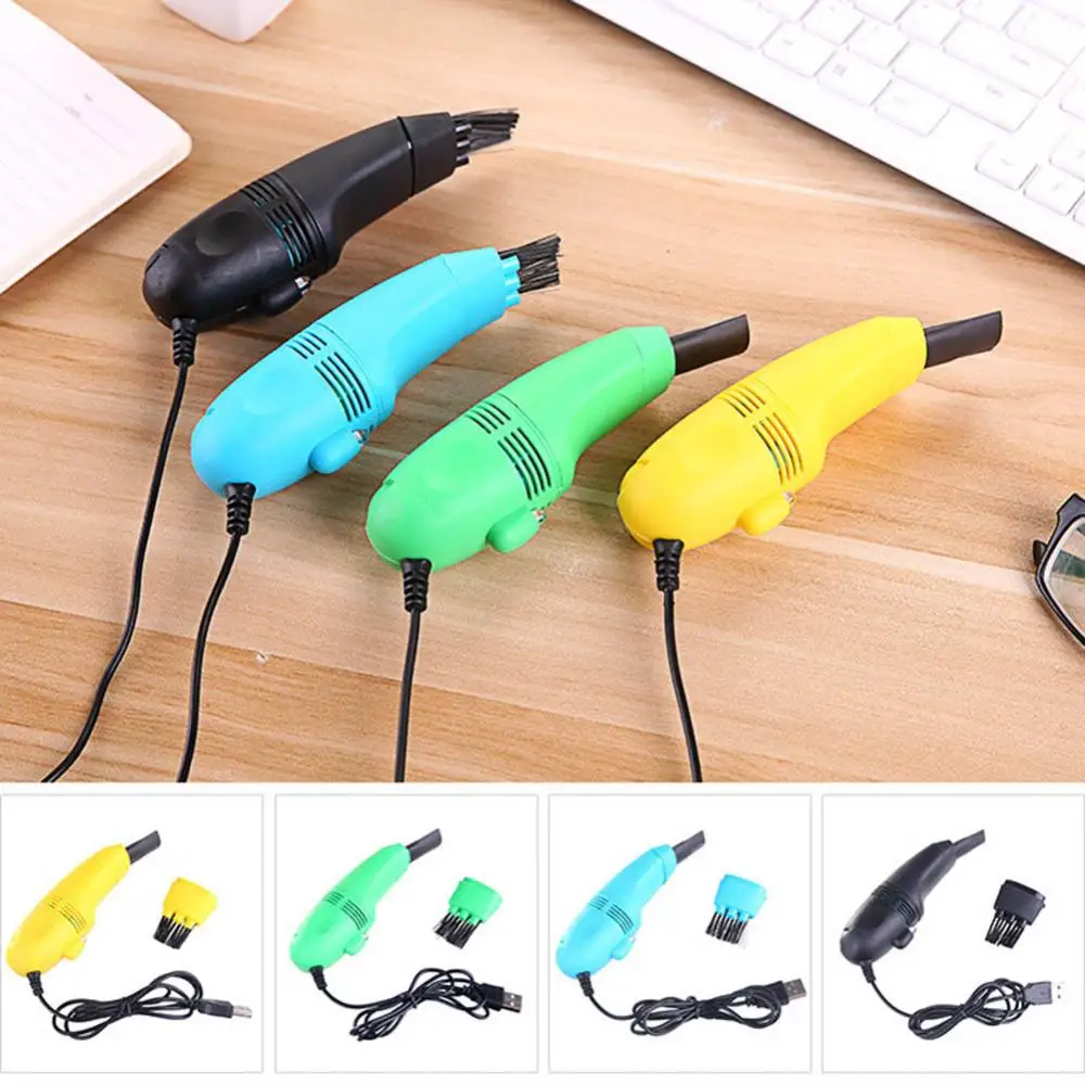 Mini Car Dashboard USB Vacuum Cleaner Computer Keyboard Laptop Brush Dust Remover Cleaning Tool