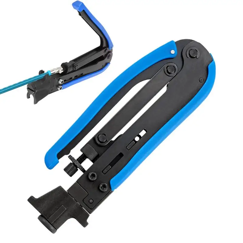 

Металлический обжимной инструмент, эргономичный стальной инструмент для сжатия проводов, портативный обжимной инструмент, износостойкий ручной инструмент для обжима метрических и дюймовых проводов