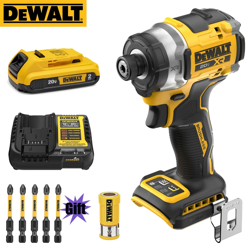 DEWALT DCF860 DCB203 Electric Wrench 20V2.0Ah Battery Pack Sets Decoration Team DCF850 Upgraded Power Tool Combination