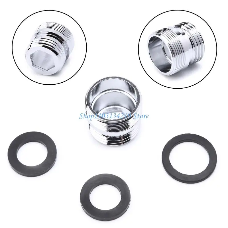 

N5KC Metal Adaptor Outside Thread Water Saving Kitchen Faucet Tap Aerator Conne