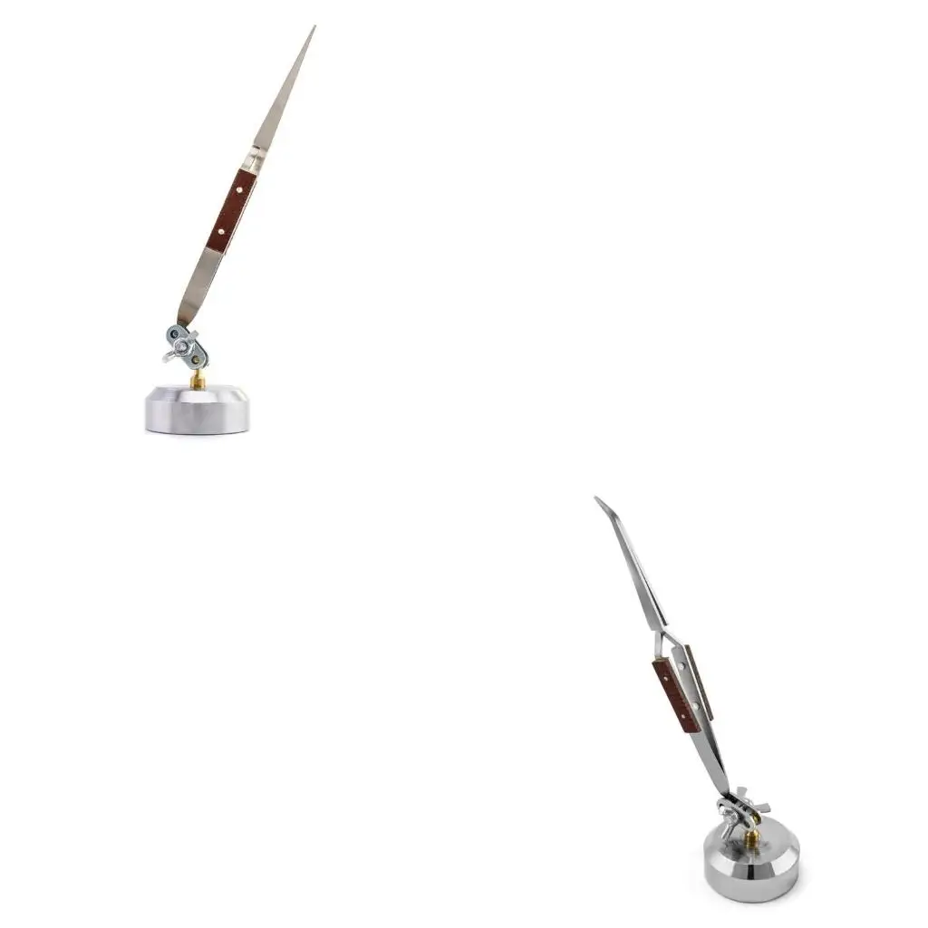 Lock Solder Tweezers 360 Rotatable Base Third Hand Tweezers Soldering Tweezers with Base for Jewelry Repairing
