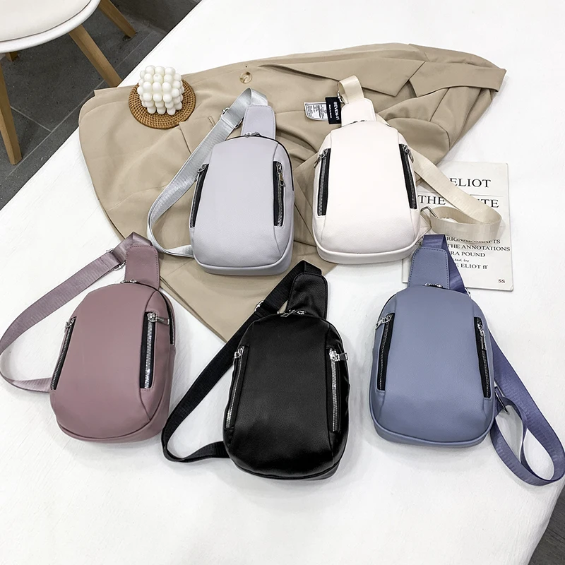 Women Bag Chest Bag Women's New Korean Style Fashion Simple Crossbody Bag Ins Trendy Female Shoulder Bags Fashion Messenger Pack