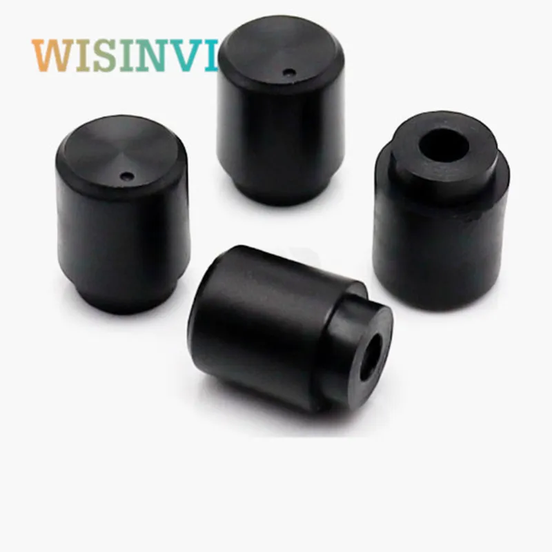 10PCS 10x13 มม.ลูกบิดพลาสติกหมวกครึ่งเพลา Potentiometer Encoder KNOB เครื่องมืออิเล็กทรอนิกส์สวิทช์หมวก D รูปด้านใน 3.5 มม.