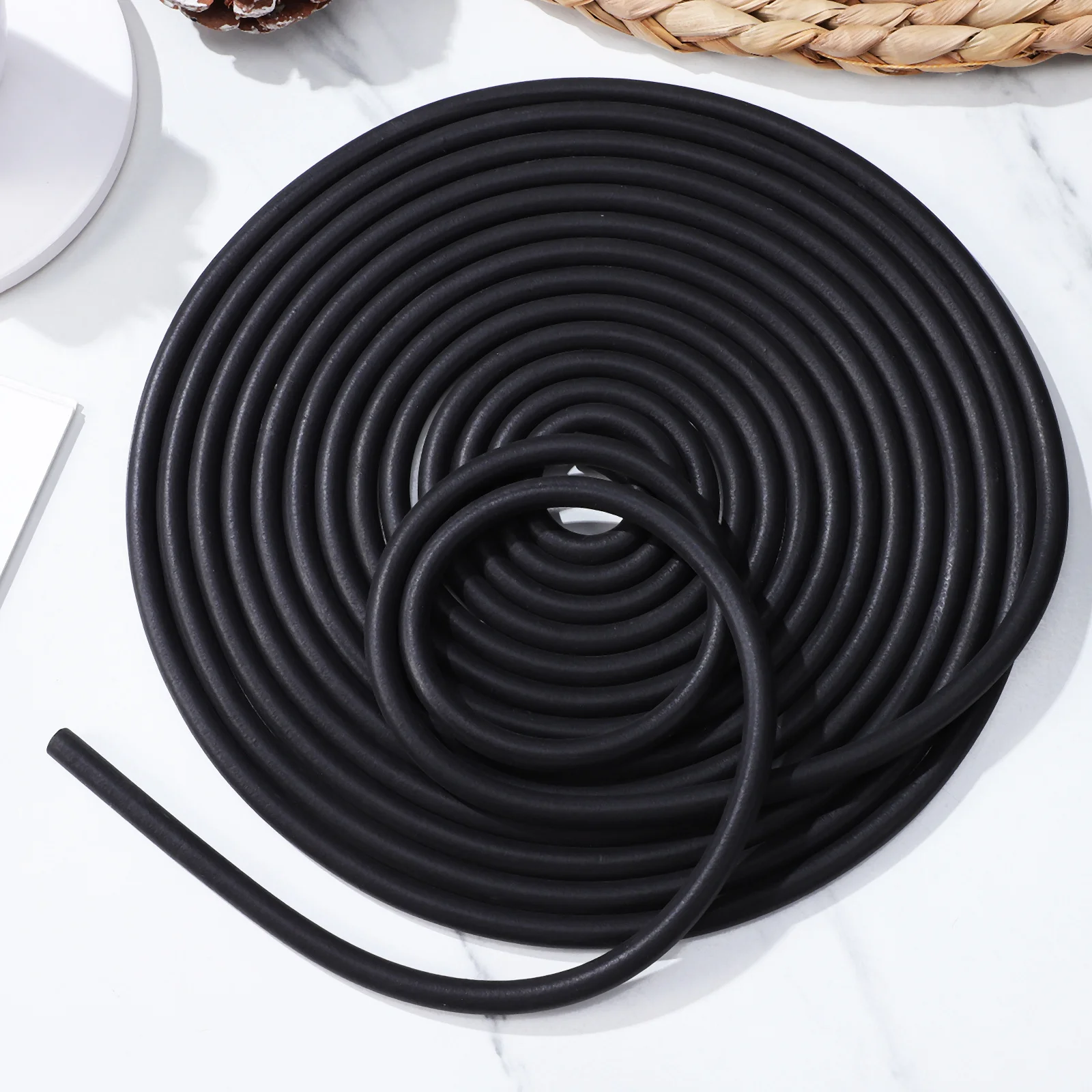 

1pcs 1 Roll Waterproof Round Epdm Door Seal Strip For Bathroom Kitchen Window Gap Filler Weatherstrip Door Bottom Sealing Strip