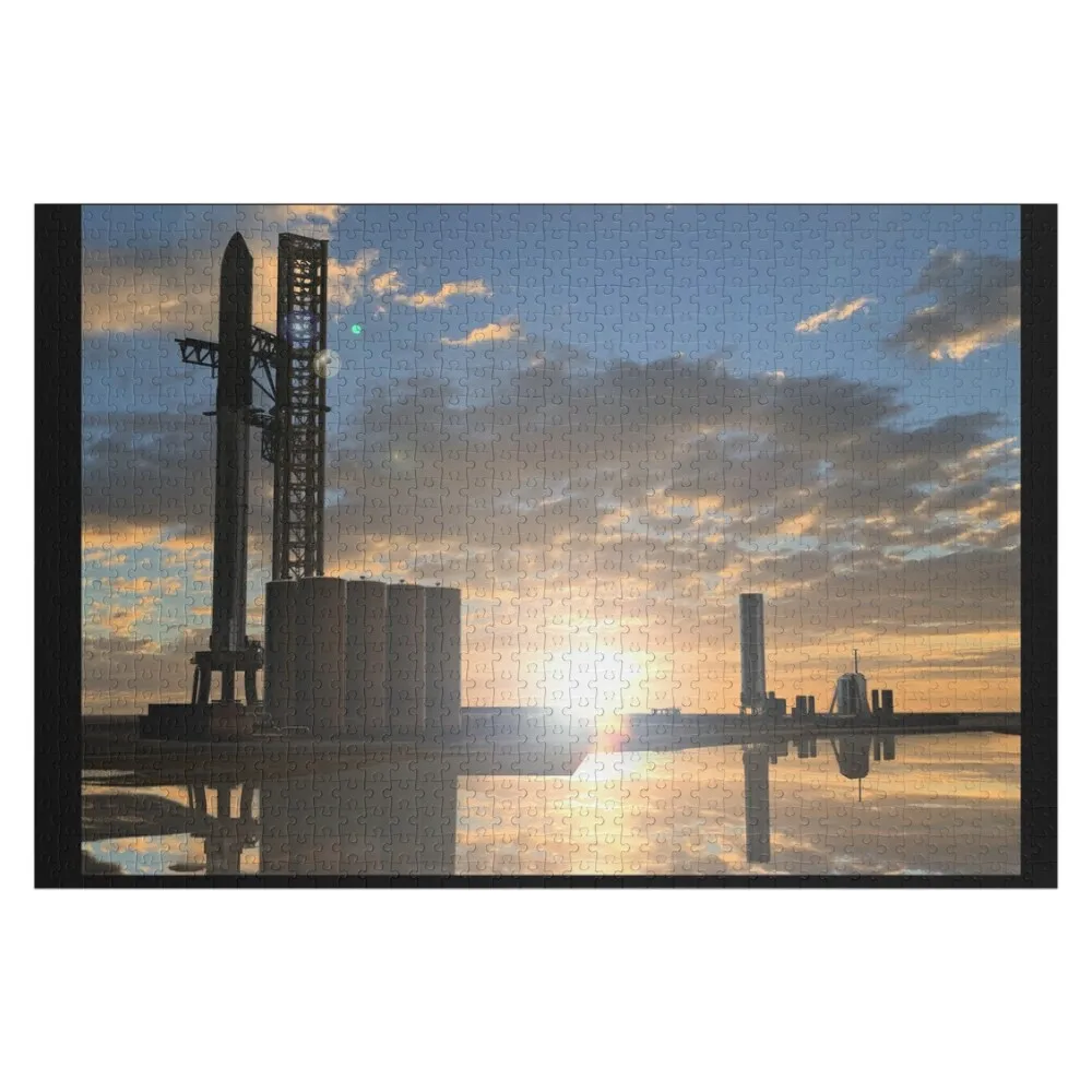 

SpaceX Starship Starbase Пазл Деревянные животные на заказ Деревянные подарочные пазлы для взрослых Пазл
