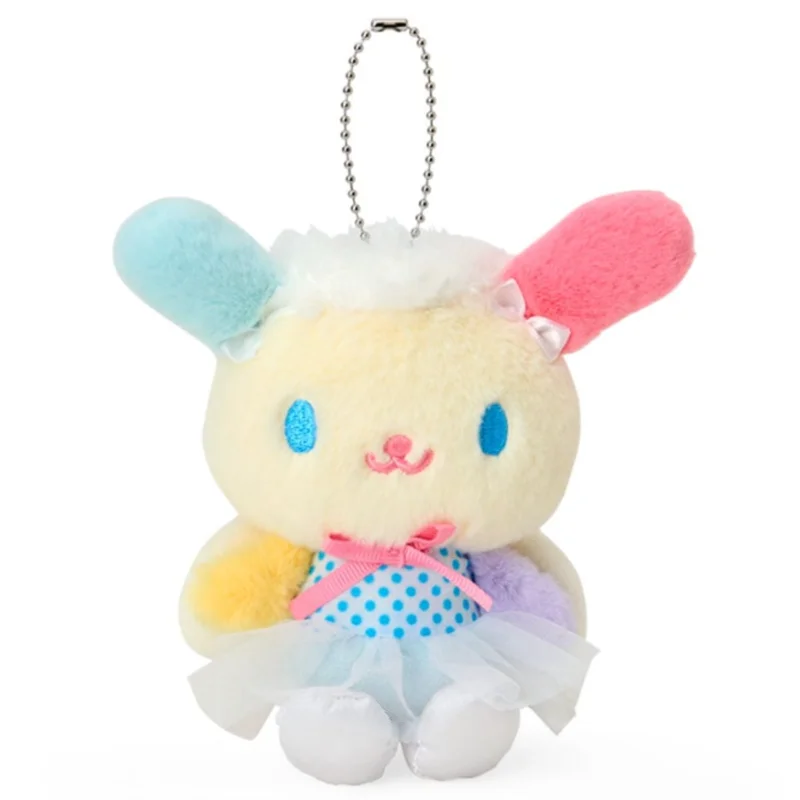

Usahana Plush Keychain Angel Ballerina Series Mascot Chain Anime Rabbit Bunny Kawaii Cute Bag Keychains Charm Keyring