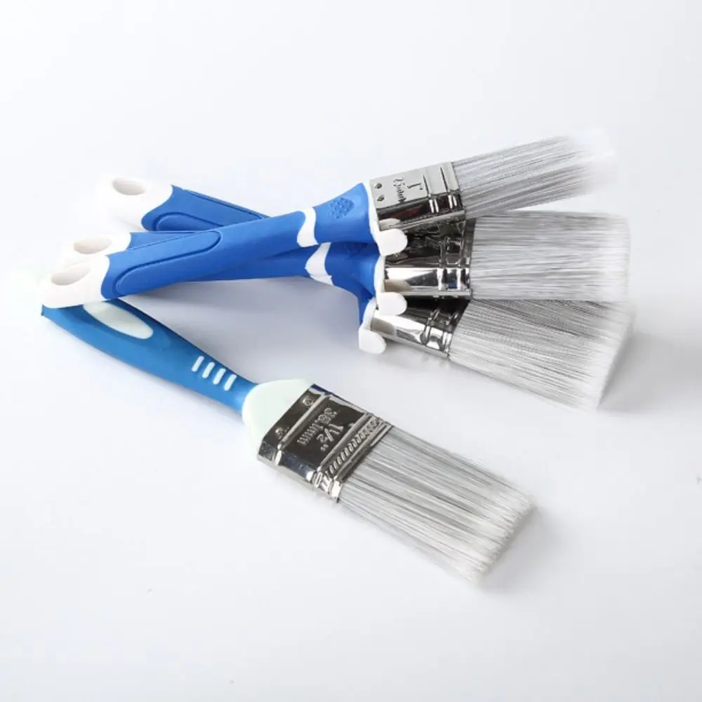 5pcs With Hook Paint Brush Bushy Soft Bristle Dust Cleaning Brush Chemical Fiber Comfortable Handle Wall Brushing Tools Graffiti