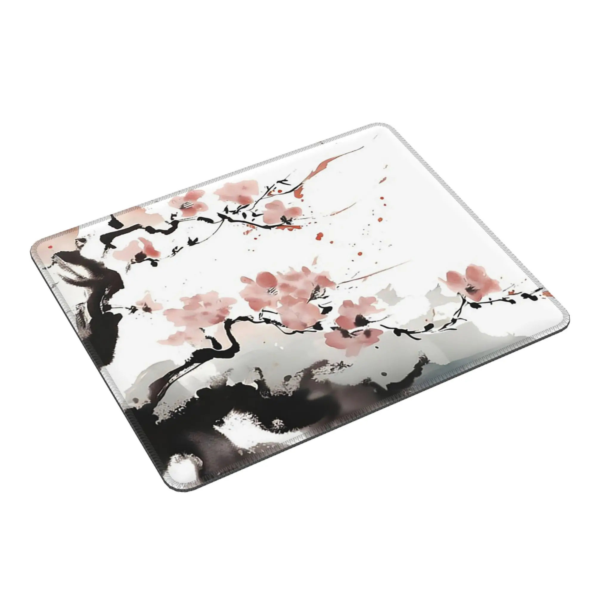 Japanese Sakura Floral Cherry Blossom Branch Mouse Pad Computer Keyboard Mouse Mat Gamer PC Laptop Desk Mat Office Table Mats