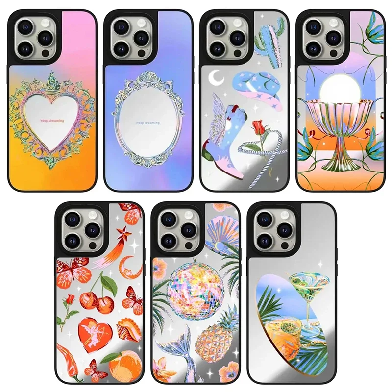 

Dreaming Mirror Magnetic Phone Case Cover for IPhone 11 12 13 14 15 16 Pro Max Case