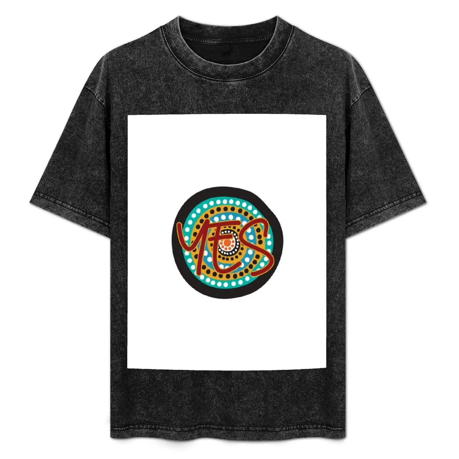 

Yes Voice To Parliament, Vote Yes, Indigenous Voice To Parliament, Uluru Steatment T-Shirt Street Art Print Tee Shirt