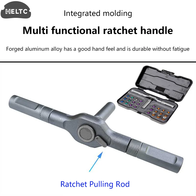 

Precision Hand Tools Work 24 In 1 Multi-purpose Ratchet Wrench Screwdriver Set Magnetic Bits Tools Set DIY Household Repair Tool