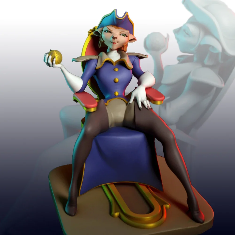 Captain Amelia 1:24 Miniature Resin Plastic Model Kit Unpainted Resin Model Kit A194