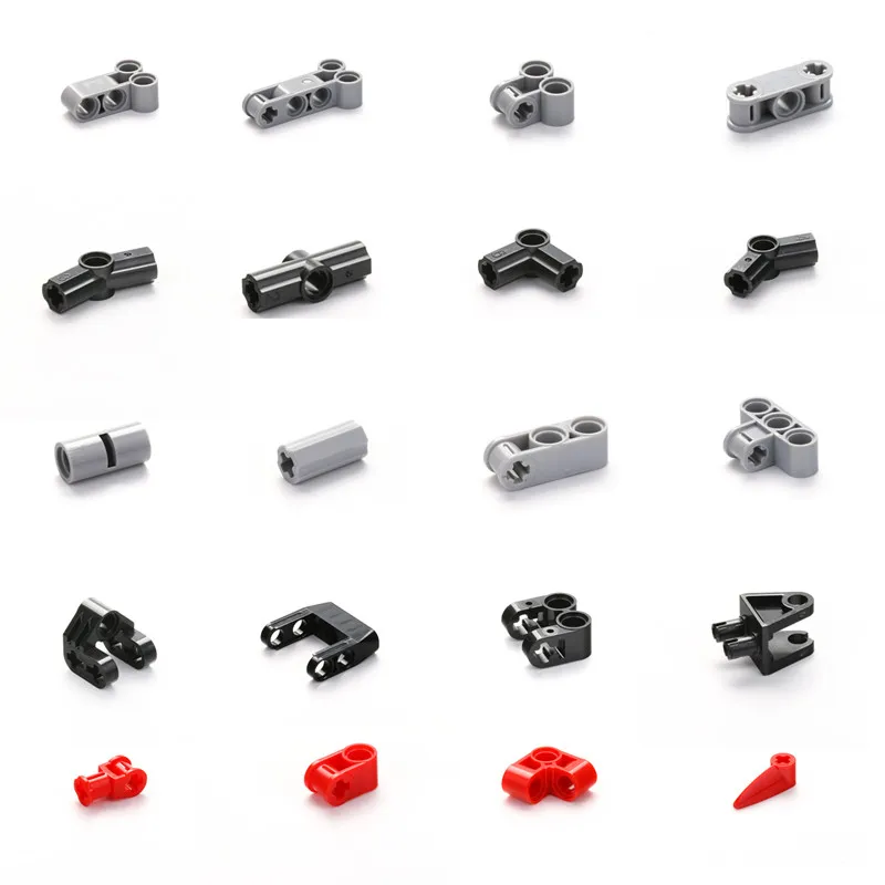 Technical Driving Ring Universal Joint Axle and Pin Connector with Holes Blocks MOC High-Tech Building Bricks Toy Replace Parts