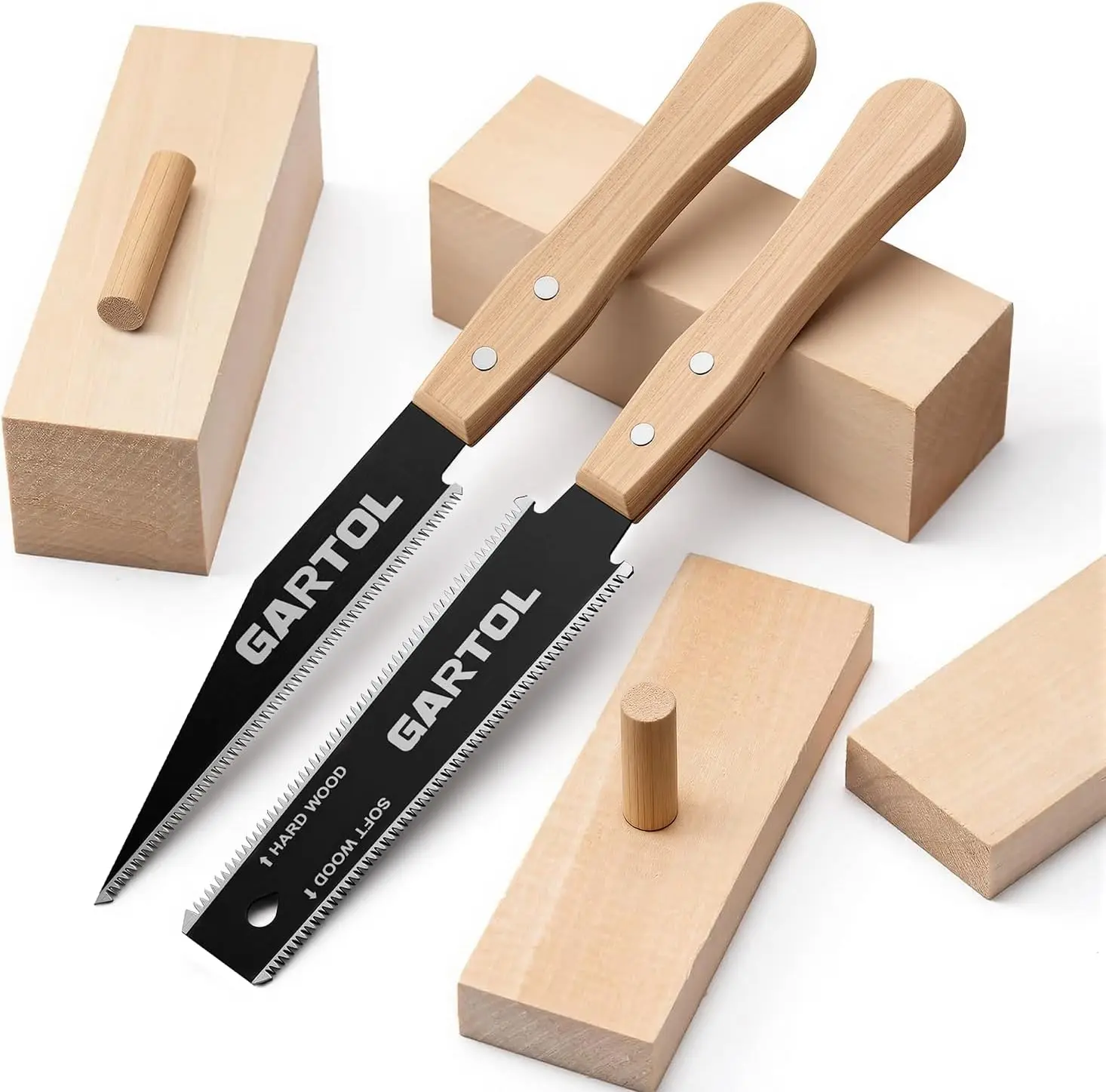 

Набор японских тяговых пил: 6-дюймовая пила для прямого реза и двухсторонняя пила с гибким лезвием SK5, деревянная рукоятка для точной деревообработки и DIY