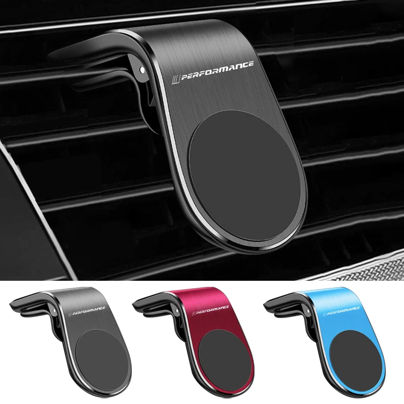 Car Magnetic Phone Holder Air Vent Clip Mount For BMW Performance F30 F32 F36 F34 G20 G23 3 Serie F20 F22 F26 X5 X6 X7 X3 X1