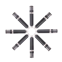 25PCS/Pack Mini Black Ink Cartridges 2.6MM Inner Diameter Short Fountain Pen Ink Small Fountain Pen Refill School Office Supply
