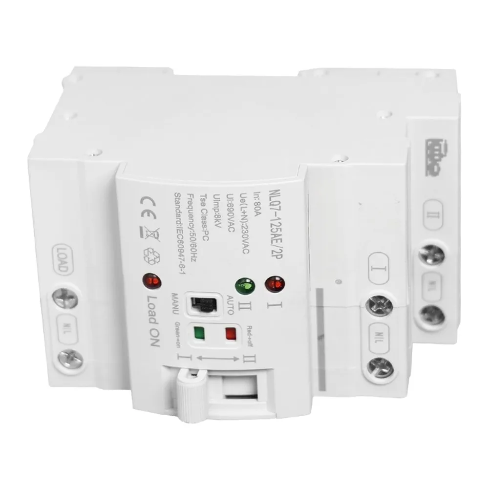 110V Power Switch Dual Power Switch For Critical Moment Protection Space-Saving Design Seamless Transition 110V