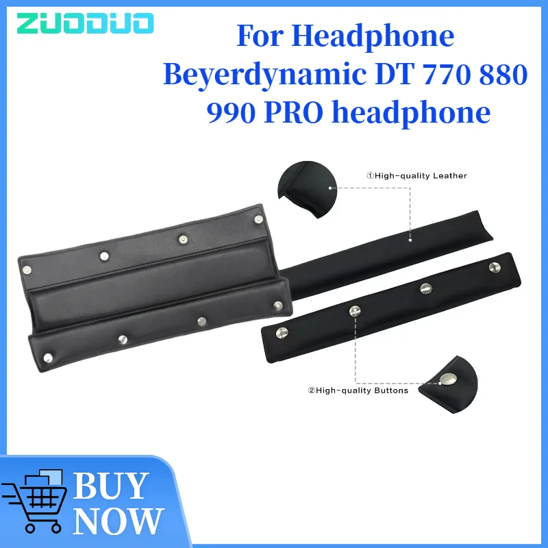 Funda de repuesto para diadema para auriculares Beyerdynamic DT 770 880 990 PRO, accesorio Premium para reparación y mantenimiento