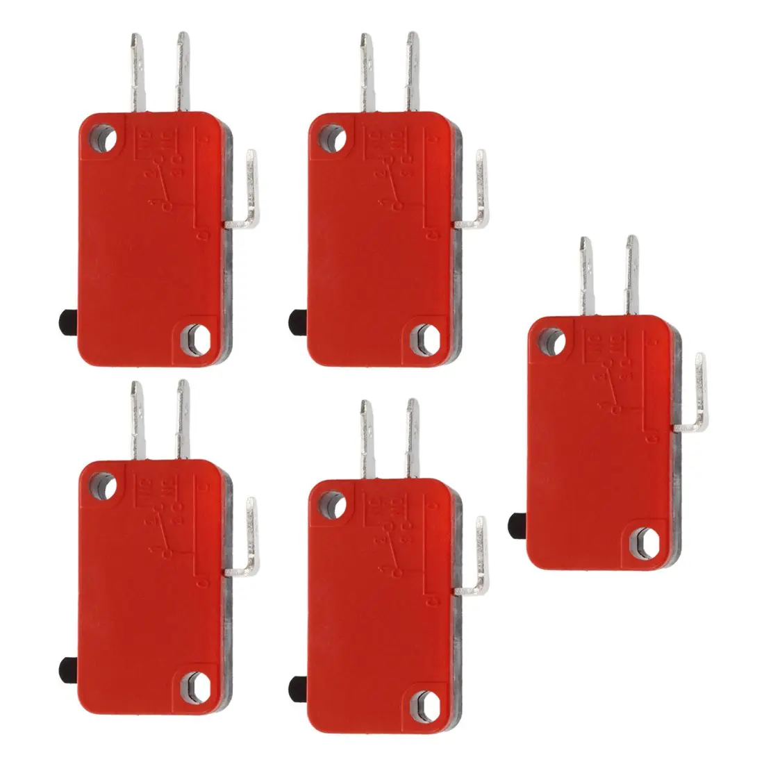 ABZV-15A 250VAC 4A 250VAC Srew Connector Actuator Limit Micro Switch 5 Pcs