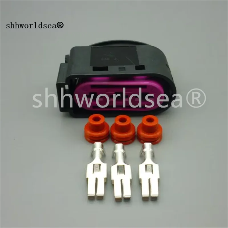 2/100Sets fuse Box plug 3 Pin female connector for Beetle Bora Golf MK4 A3 TT For Octavia Seat Leon Toledo 1J0937773 1J0 937 773