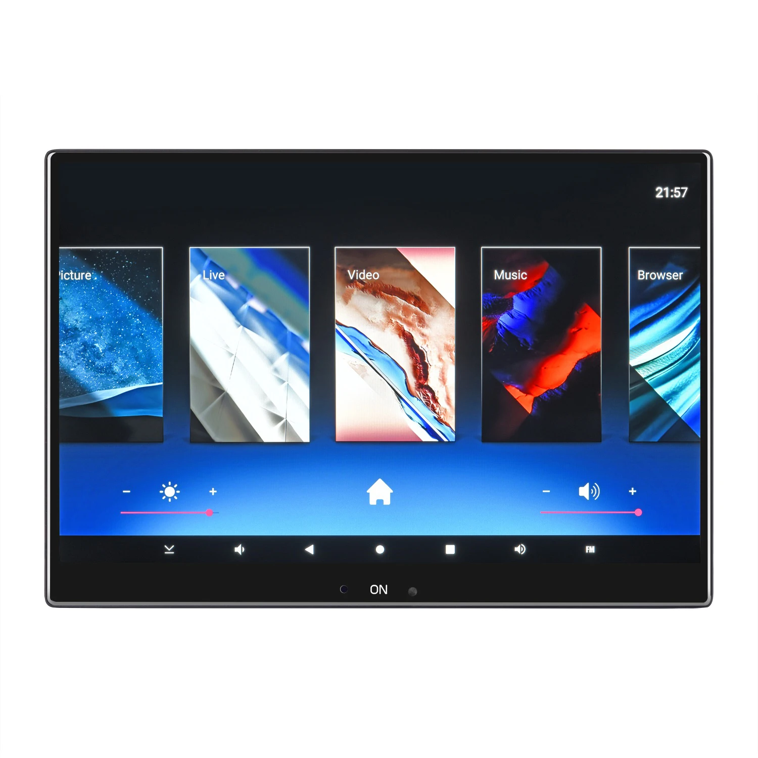 

13.3" Android16.0 New Upgrade Car Headrest Monitor 4G+64G 4K 1080P TV Display WIFI For BMW X5 G05 Rear Seat Screen Video Player