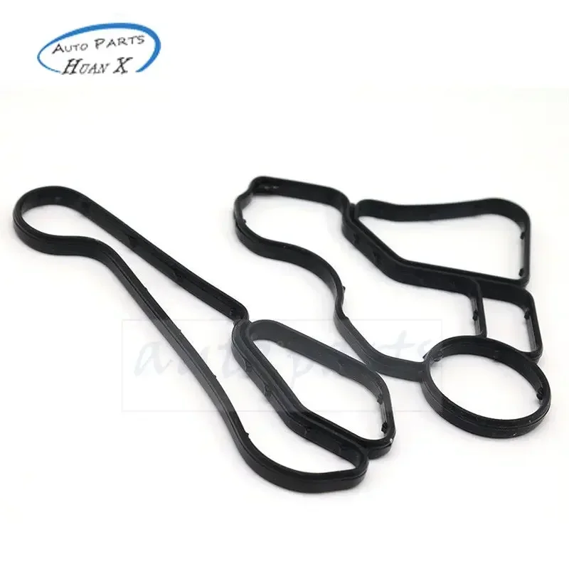 5sets 11428637820 11428637821 Engine Oil Cooler Sealing Gasket 1142-8637-820 1142-8637-821 for BMW Z4 X3 X5 Car Accessories