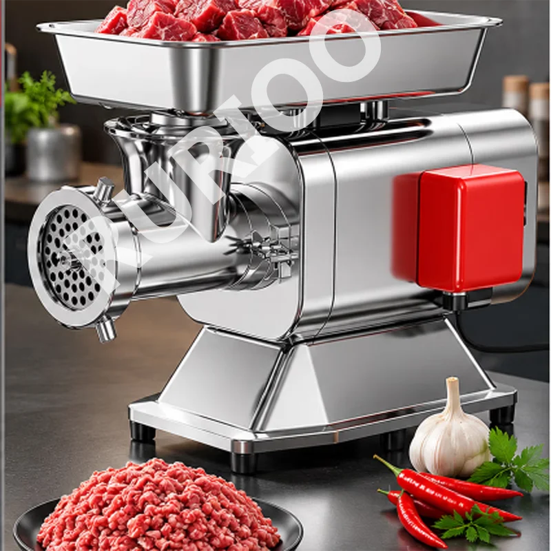 Hot Sale Professional Small Beef Meat Grinder Mincer Machine Multifunctional Patty Processing Machinery Essential Motor Core