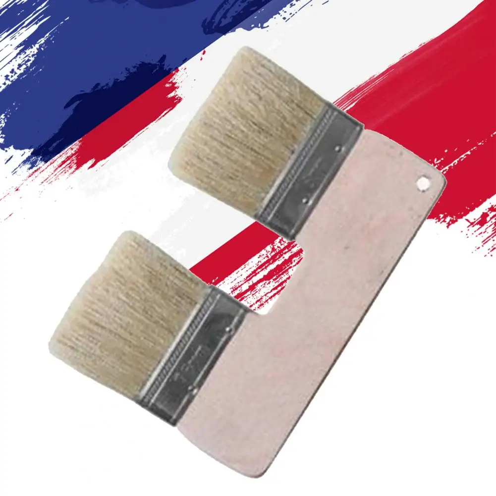 プロのアーティストブラシ ダブルエンドアートブラシセット 快適なグリップ付き 木製ハンドル 柔らかい毛 子供用エリア用