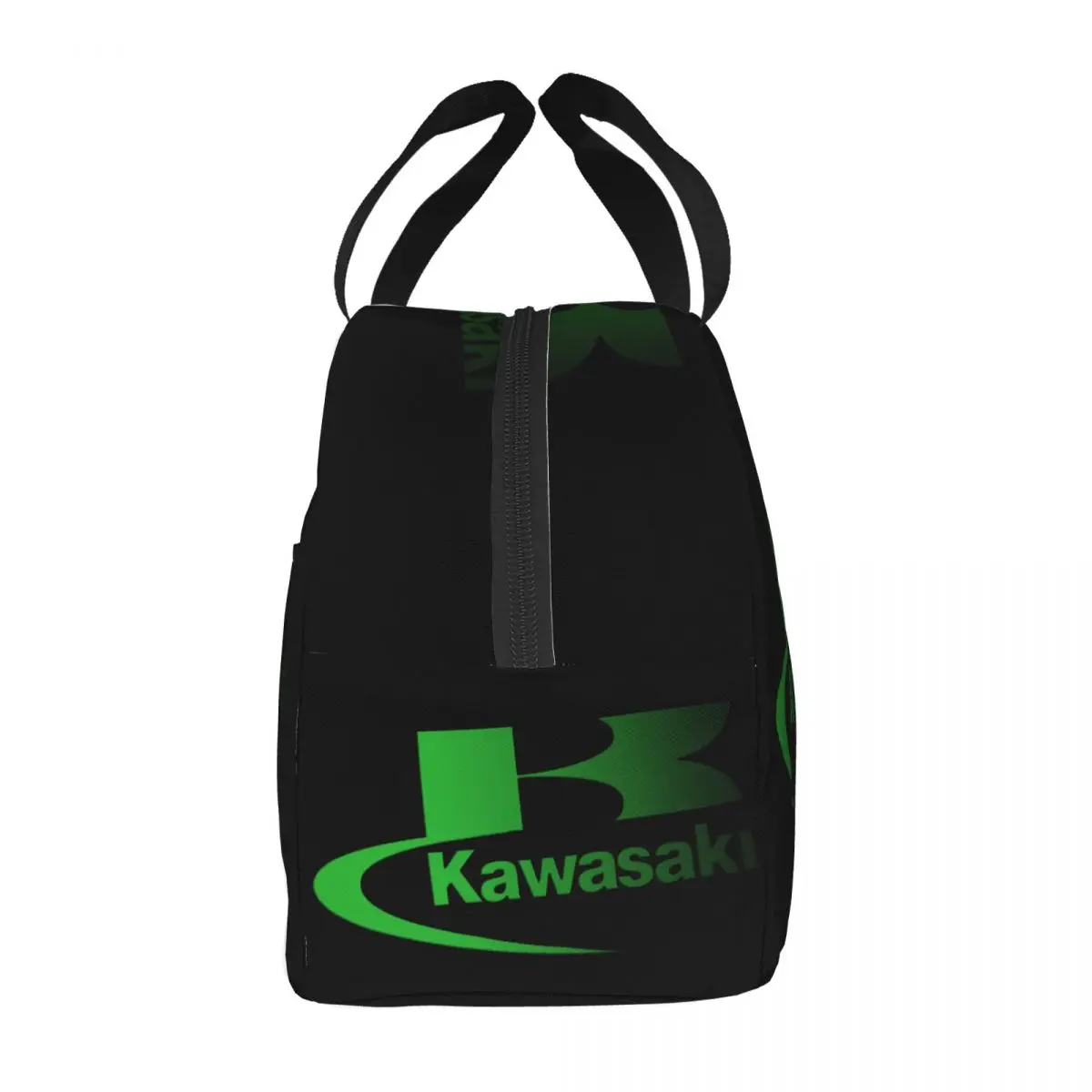 Custom Sport Racing Motorcycle Kawasakies Lunch Bag Men Women Thermal Cooler Insulated Lunch Boxes for Adult Office