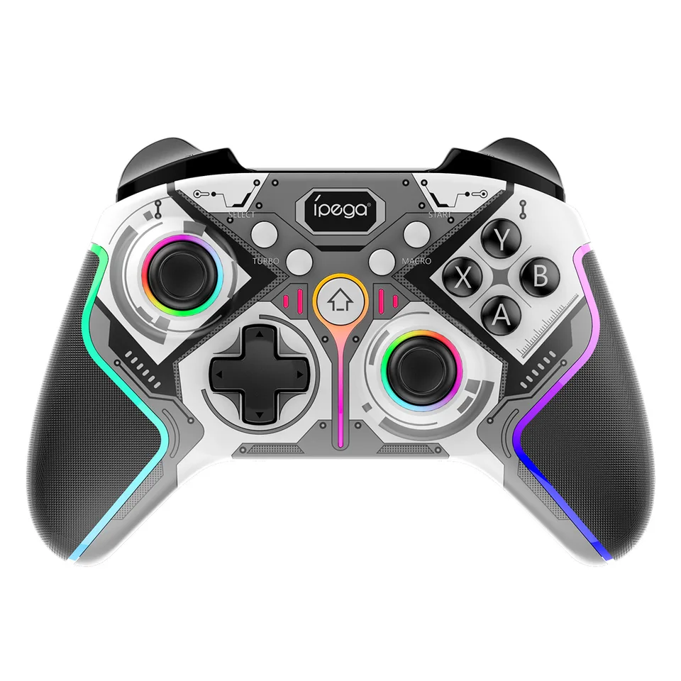 Controle de Jogo Sem Fio IPEGA PG-9666 RGB para Switch, PS3/PS4