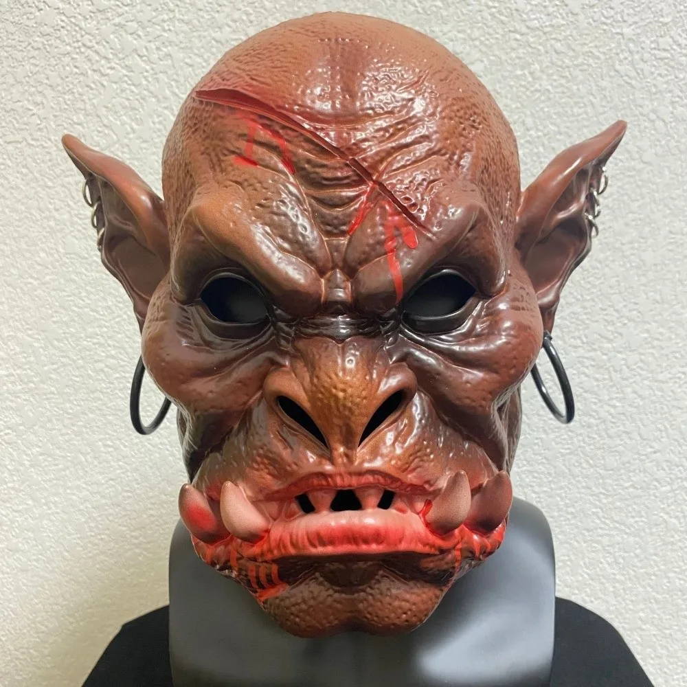 

Makeup Costume Realistic Halloween Zombie Mask Scary Hand Painted Horrific Mask Elastic Costume Mask Halloween Party