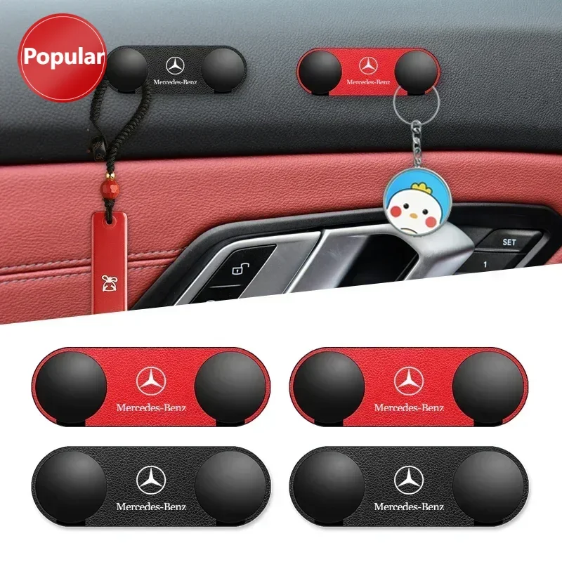 

# 1 шт. двойной крючок, клейкий крючок для приборной панели для Mercedes Benz Amg W204 W213 W205 W211 W212 W176 W205 W203, аксессуары