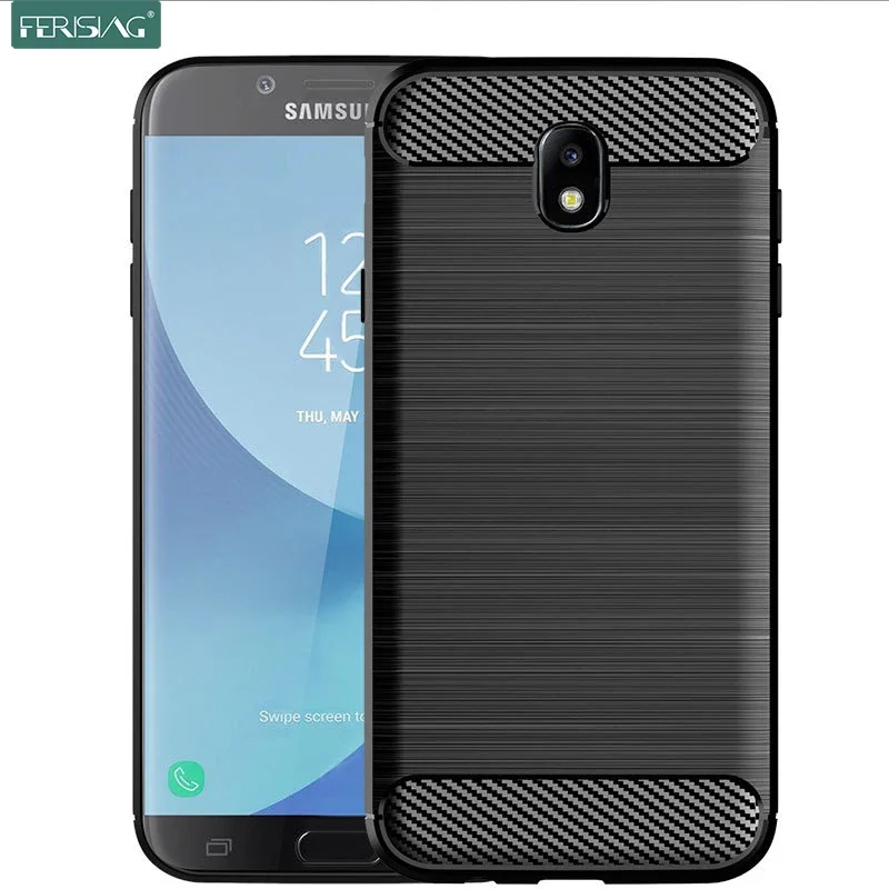 Case For Samsung Galaxy J7 2017 Case EU version) Silicone TPU Bumper Carbon Cover for Samsung Galaxy J7 Pro 2017 J730 J730F Case view 5