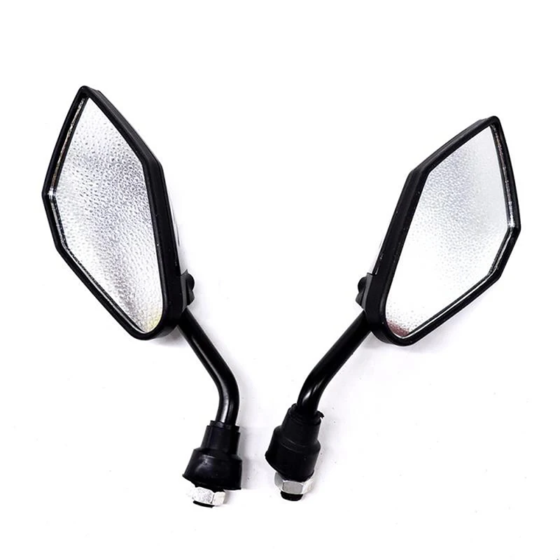 Pair Universal Motorcycle Bar End Side Rearview Mirror Motorbike Handlebar Rear View Mirrors Motocross Scooter Accessories