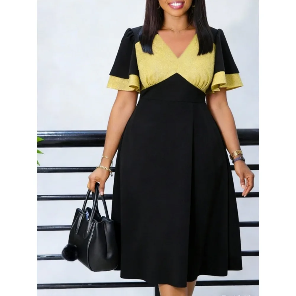 slim fit dress slacks Faridda Gold Embroidered Black Brocade African Top and Skirt Suit for –  Dupsie's African Fashion main image 0