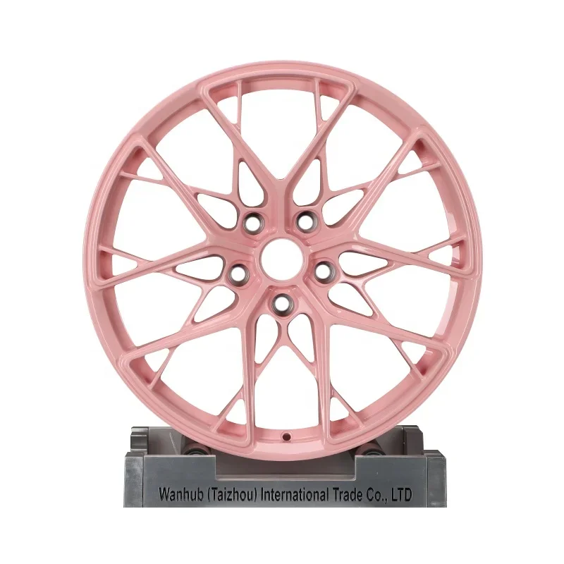 Custom multi spoke 5x112 5x130 5x120   Color pink Forgiato Forged Alloy Wheels for land rover benz  bmw m5 m3