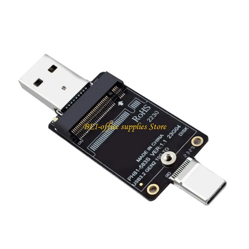 A9LC M.2 NVME SSD Adapter M.2 to USB A TYPE C SHAND DIRCENT CONTERTER SUPPERT M.2