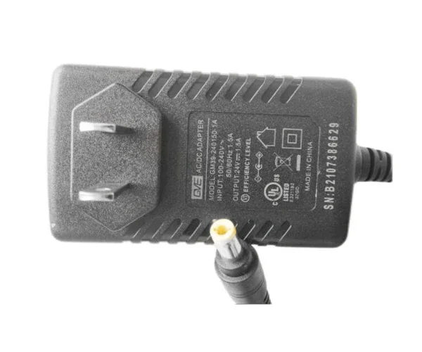 

Power Adapter 24V 1.5A, Barrel 5.5/2.5mm, US 2-Pin Plug, GM42-240150-1A