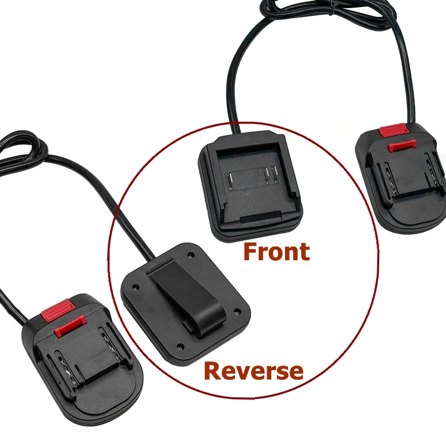 For Makita 18V Battery For Lomvum Zhipu Power Tools Li-ion Battery Adapter Expansion Cable Splitter Extended Line Weight Reducer