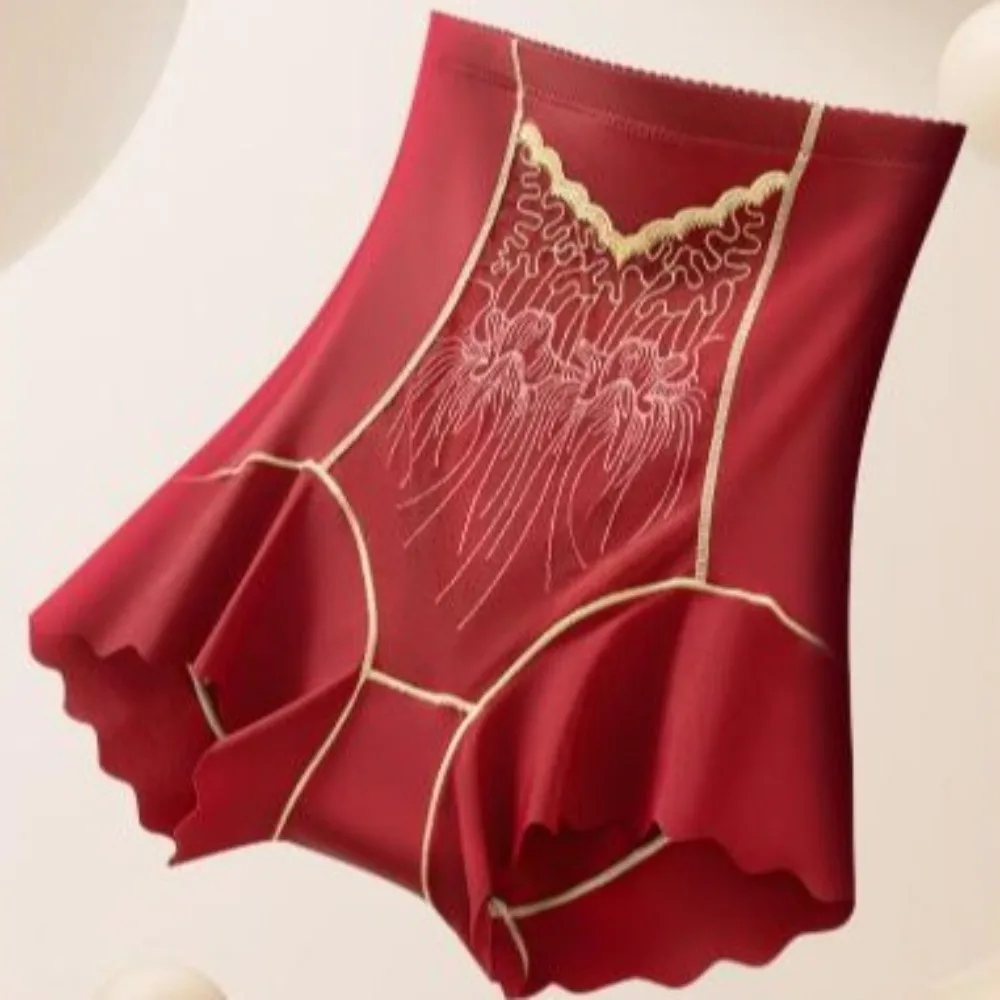 Cintura alta pós-parto corpo shaper bordado flor shapewear bunda levantador briefs barriga contração calcinha floral