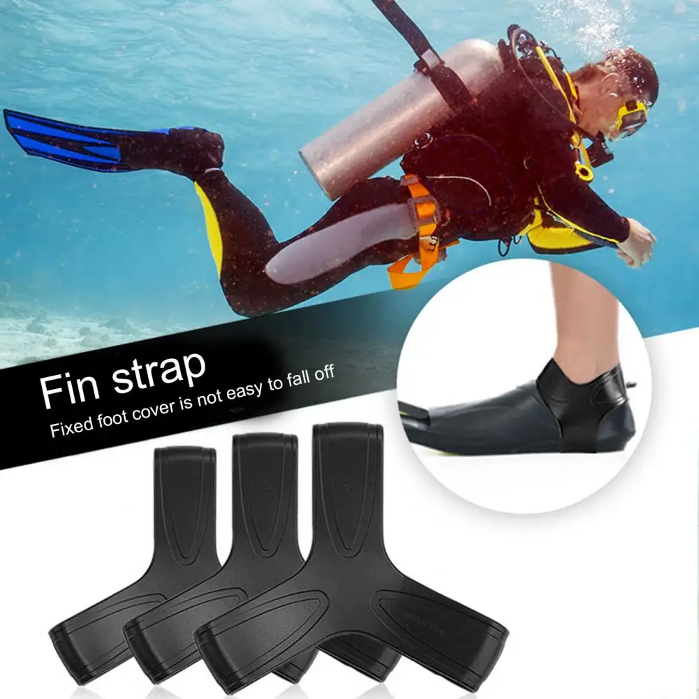 1 Pair Foot Flippers Fin Keepers Grippers Straps Swimming Snorkeling Scuba Diving Foot Flippers Keeper Плавающий Плавник