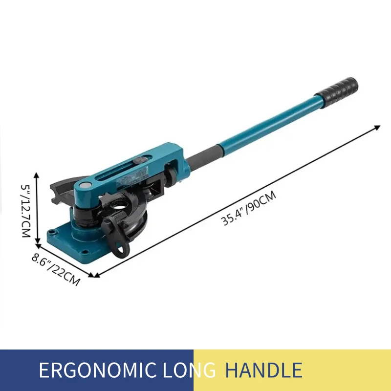 Heavy Duty Lever Type Manual Pipe Bender Copper Tube Bending Machine with Multifunction Steel Tools 10-25mm Dia SWG-25