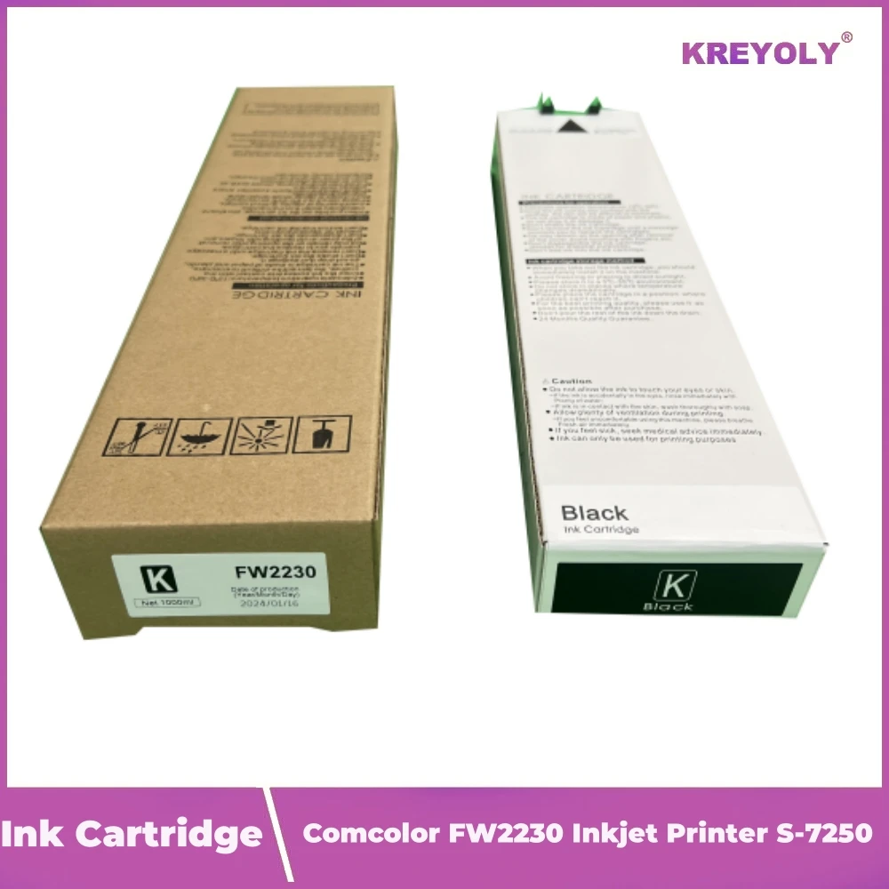 Cartucho de tinta compatible para impresora de inyección de tinta Riso Comcolor FW2230 S-7250