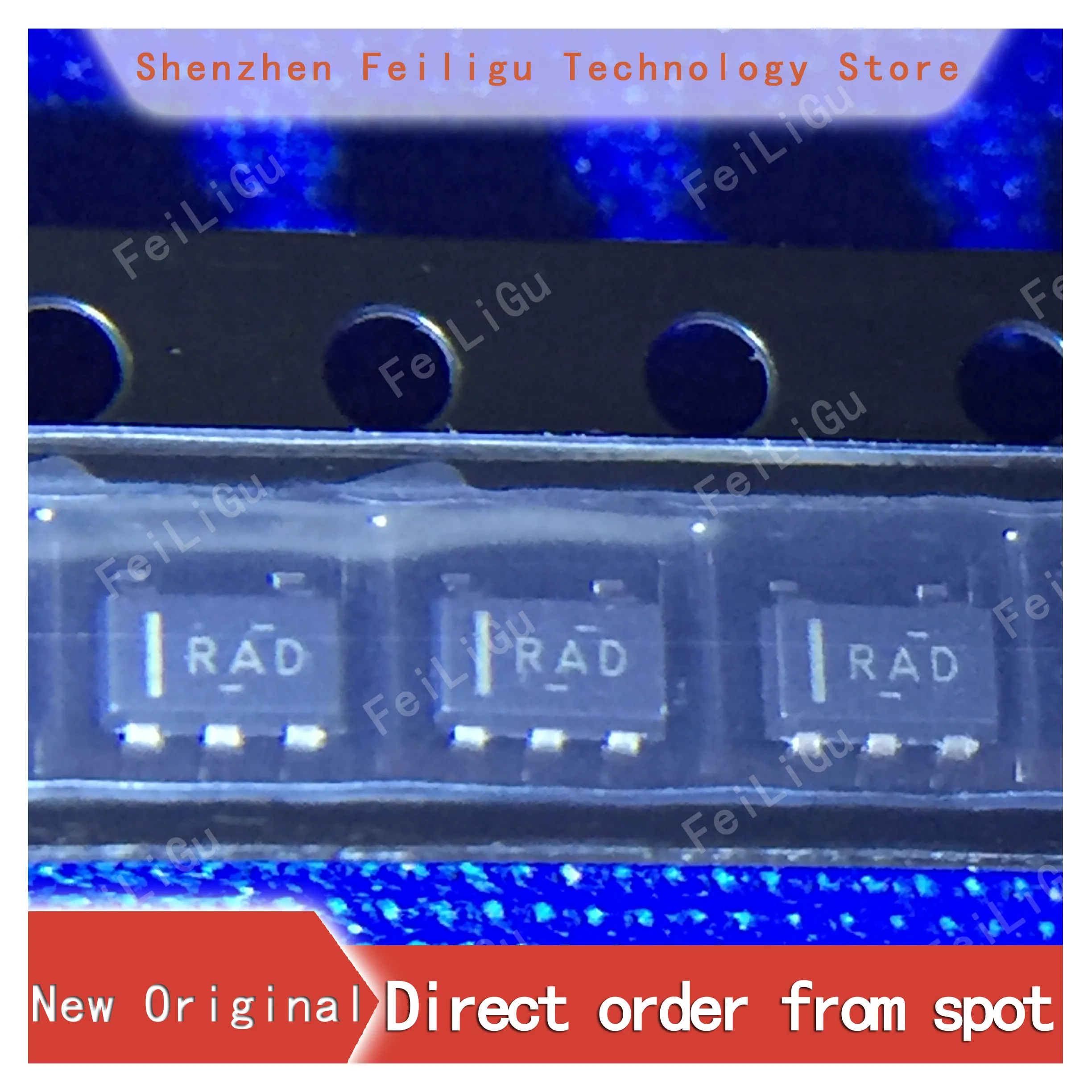 

10/30/50/100Pieces New original OPA322AIDBVR OPA322AIDBVT OPA322 Screen Printing:RAD Package:SOT23-5 Operational Amplifier Chip