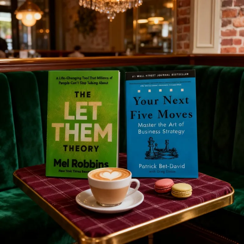 

《Your Next Five Moves》+《The Let Them Theory》Карка с информацией способного контроля с дизайном Let Them Theory and Influence Рождественский подарок