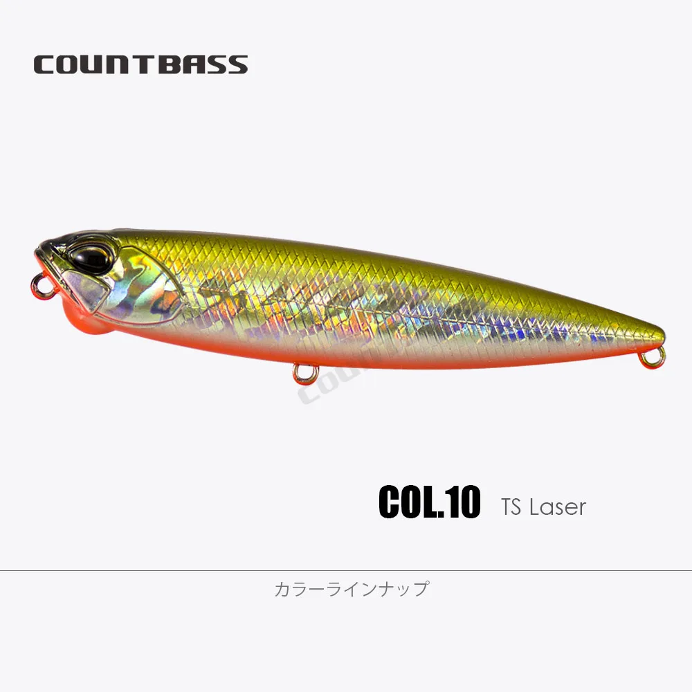 COUNTBASS Walking Baits 65 mm 85 mm 100 mm Topwater Angelköder Floating Stick Wobbler Leurre de Surface Plug Angler's Tackle