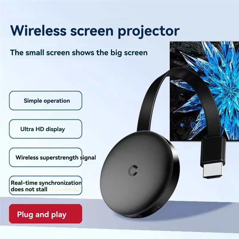 Adapter -Sender Und -Empffnger Wireless Wifi Display Dongle 2,4/5 Ghz Unterstützt-Y47A